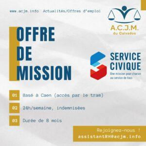 visuel Mission Service Civique Caen