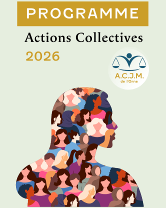 ACJM Orne - Programme des actions collectives 2026 - couverture