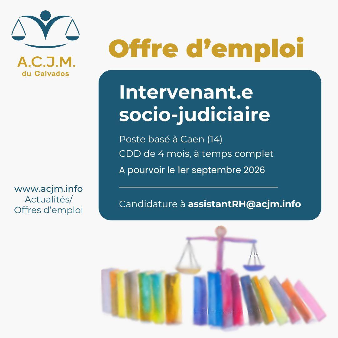 vieul CDD intervenant.e socio-judiciaire Caen
