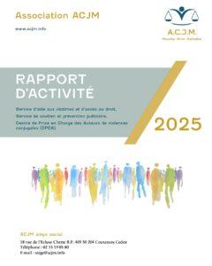 rapport activité 2025 de l'ACJM