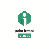 ACJM point justice : logo point justice et numéro national 3039